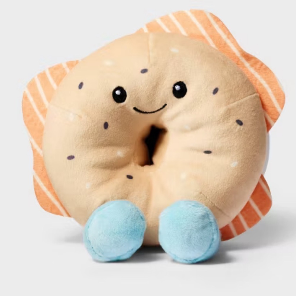 6'' Bagel and Lox Plush - Gigglescape